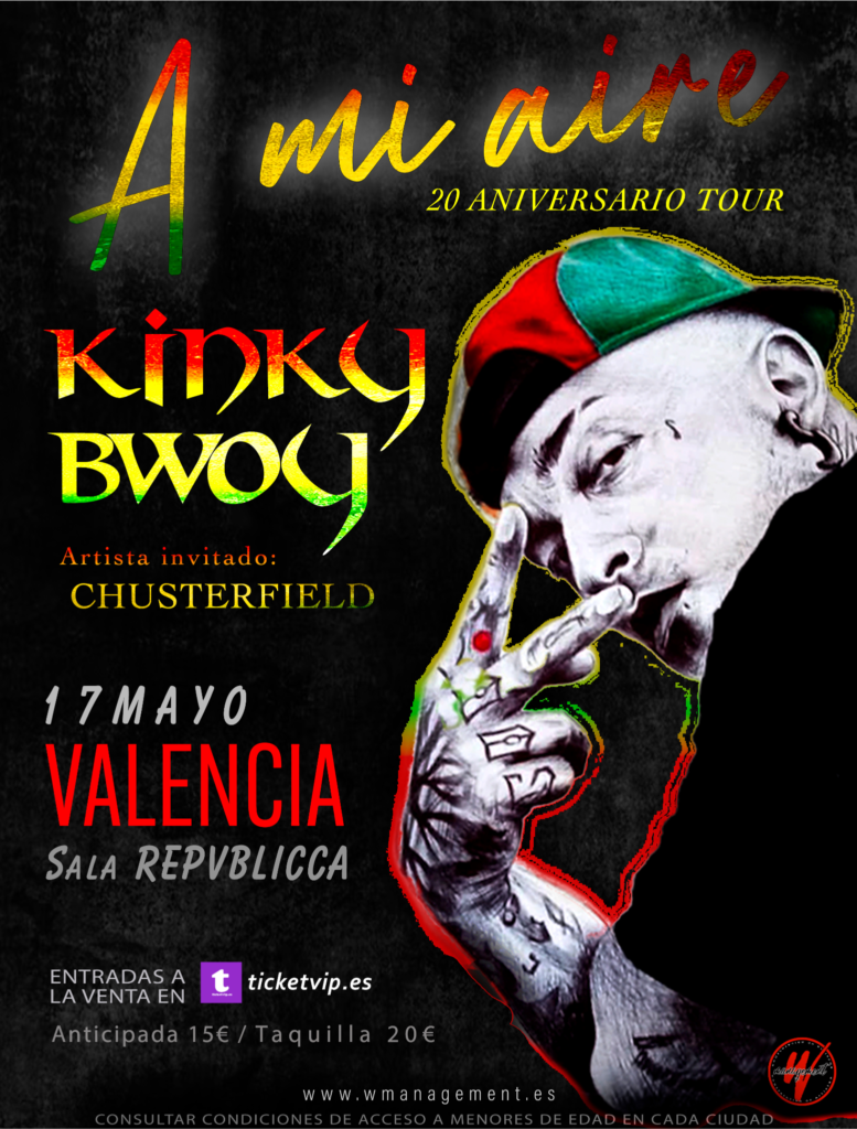KINKY BWOY - Sala Repvblicca Valencia